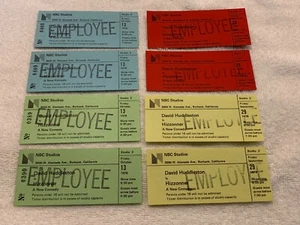 HIZZONNER Starring David Huddleston 1978 TV SHOW TICKETS NBC TELEVISION STUDIOS  - Picture 1 of 12