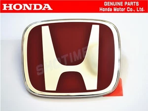 HONDA Genuine CIVIC FD2 Type-R Rear WHITE Emblem Badge JDM  OEM - Picture 1 of 3