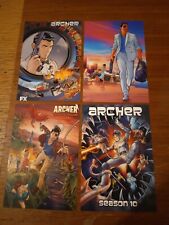 Archer Tv Show 4x picture print bundle a6 movie art poster, free p+p.