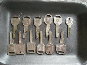12 General Motors Ignition/Door Keys - Picture 1 of 3