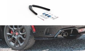 CUP difusor laterales accesorios NEGRO para parachoques trasero Fiat 124 Spider Abarth - Imagen 1 de 10