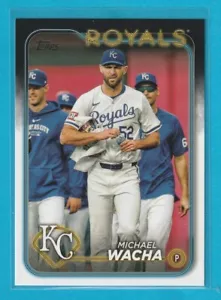 Michael Wacha 2024 Topps #US166 Golden Mirror variación de imagen SSP K.C. Royals - Imagen 1 de 2