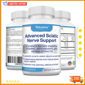 Advanced Sciatic Nerve Support Relief: Alpha Palm Vitamin, Alpha Lipoic Acid, Be - Picture 1 of 9