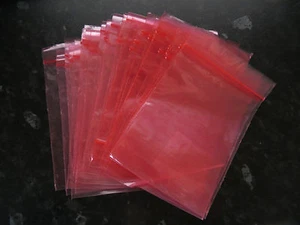 500 Rojo Antiestático Grip Sello Bolsa Blindaje ESD 3.5"" x 4.5"" para Disco Duro de 2.5"" - Imagen 1 de 4