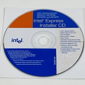 Intel Express Installer CD For Desktop Boards D915PCY, D915PCM, D915PGN, D915PSY - Picture 1 of 2