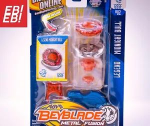Beyblade Hasbro Metal Fusion BB-02 Legend Midnight Bull 125SF Masters Fury 4D - Bild 1 von 2