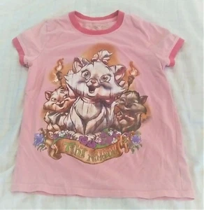 Disney Store Studio Collection Girls Pink Shirt Size Large Short Sleeve - Picture 1 of 5