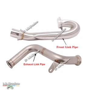 Tubo medio de escape delantero de motocicleta modificado para Duke 390 250 RC390 2017-2020 - Imagen 1 de 9