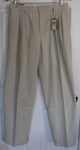New Men's CHAPS True American Chino Double Pleat Pant Size 32x32 - BNWT - Picture 1 of 8
