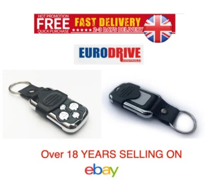 DRS GARAGE REMOTE CONTROL FOB HANDSET ROLLER SHUTTER DOOR EURODRI DRS Eurodrive EUROFOB Rollladen Fernbedienung Schlüsselanhänger Zapper Sender