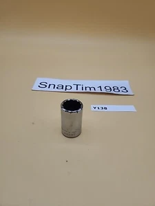 Craftsman Tools 17 MM 12 Point 1/2" Drive Shallow Socket V 44237 USA  - Picture 1 of 4