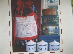 Unseen Hands "Quilt Retreat" LAUNDRY/ TOTE BAGS 18x22" pattern UnCut 2011 whimsy - Picture 1 of 3