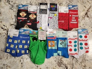 Odd Sox Different Game Socks Stocking Stuffer Men 6-12 & Kids 5-10 Crew Socks - Picture 1 of 8