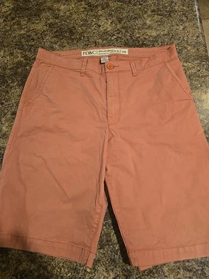 Pantalones cortos PD&C salmón para hombre talla 36 Foto 1 de 3