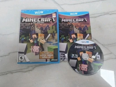Wii U Minecraft Wii U Edition Nintendo 2016 Complete With Manual CIB - Image 1 of 2