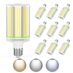 10X120W LED Corn Bulb E39 Mogul Base Warehouse Shop Light Adjustable 5700K~4500K - Picture 1 of 18