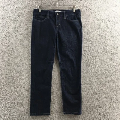 Joes Cigarette Cropped Jeans Womens 29 Blue Dark Wash Denim Cotton Blend Zip Fly - Image 1 of 4
