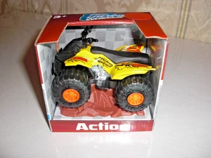 Turbo Wheels ATV Die-cast Metal & Plastic Extreme 4 ruedas Acción - Amarillo - Imagen 1 de 2