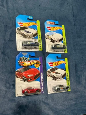 Hot Wheels 2013 New Scion FR-S Red HW Showroom - RARE LOT OF 4 CARS ZAMAC - Image 1 of 4