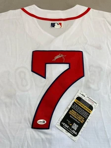 BOSTON RED SOX- MASATAKA YOSHIDA AUTOGRAPH #7 HOME WHITE NIKE JERSEY JSA CI33591 - Picture 1 of 4