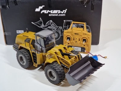 Amewi 22343 Rc Radlader V2 G485E 1:14 10-Kanal Sound Licht Teilmetall Baustelle - Bild 1 von 4