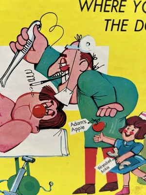 Vintage Operation Milton Bradley 1965 Rare Smoking Doctor Box Incomplete - Image 1 of 4