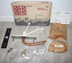 Vintage ¡NUEVO STOCK ANTIGUO! Grifo monomando Delta modelo 400 con rociador, ¡nuevo en stock! - Imagen 1 de 21
