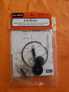 Du-Bro - E/Z Brake Works With 5/32" & 4mm Landing Gear  - New - Part 3370 - JT25 - Picture 1 of 7