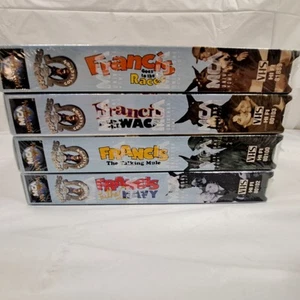 Vintage Francis The Talking Mule +3 Other Vhs All Sealed W/ Watermarks - Picture 1 of 6