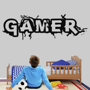 Adesivo da parete giocatore vinile decalcomania art design adesivi per casa sala giochi camera da letto gioco - Foto 1 di 12