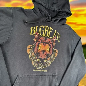Vintage Dungeons & Dragons "Bugbear" Hoodie Large Men Rare D&D Gorp Ring Spun - Picture 1 of 9