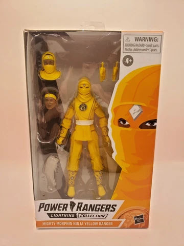 Power Rangers Lightning Collection Mighty Morphin Ninja Yellow Ranger F5189 New Cover