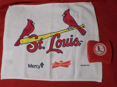 St. Louis Cardinals 2013 MLB Playoffs Rally Towel and wrist band Cover