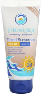 Stream2Sea, Protector Solar Tintado, Deportivo, FPS 20, Neutro, Sin Fragancia, 90 ml - Imagen 1 de 2