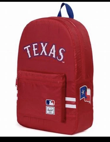 Texas Rangers MLB Baseball Herschel Supply Co. Packable Daypack Backpack NWT Cover