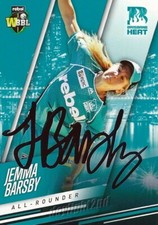 ✺Signed✺ 2018 2019 BRISBANE HEAT WBBL Cricket Card JEMMA BARSBY