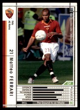 Panini/Sega (Japan) WCCF (2006-2007) Matteo Ferrari (AS Roma) No. 292