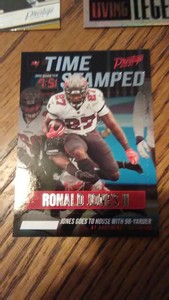 RONALD JONES II 2021 PRESTIGE TIME STAMPED FOOTBALL CARD TAMPA BAY BUCCANEERS