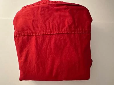 WAMSUTTA Sábana PLANA ALGODÓN ROJO DOBLE Foto 1 de 3