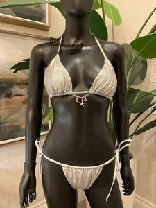 Silver Bikini with Charming Bikinis Glisten Charm! - Picture 1 of 5