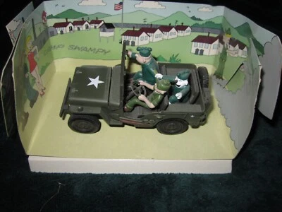 1:32 Scale WWII 1941 Jeep Willys Beetle Baily Sarge Otto w/ Back Ground - Image 1 of 4