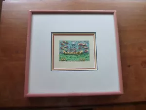 James Rizzi Pop Art 3-D Serigraph "I CAN ROW A BOAT - CANOE? CANOE?" 275/350 - Picture 1 of 13