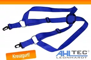Kreuzgurt blau - AHLtec - verstellbarer komfort Sendergurt für Senderpulte - Bild 1 von 5