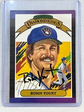1989 Donruss #5 HOF Robin Yount Autographed Card Brewers