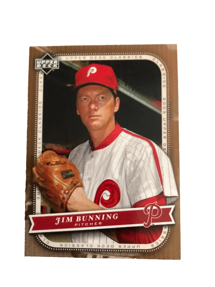 Jim Bunning Phillies 2005 Upper Deck Classics #48 Foto 1 de 1