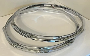 Juego de pares de aros de tambor Gretsch 14" 8 agujeros - H041 - Imagen 1 de 5