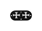 Hells Kitchen Choppers Moto Cross Inpsection Cover Black Satin For 65 Panhead