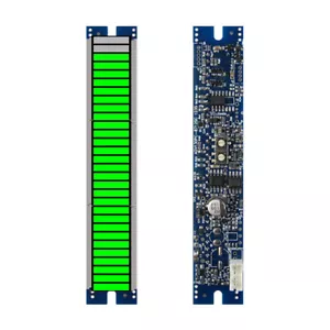 Módulo gráfico de barra LED 30seg 87mm, fuente de alimentación DC24V, entrada de 4-20mA, verde esmeralda - Imagen 1 de 6