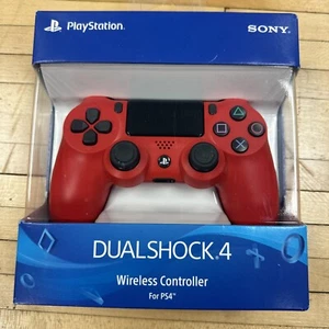 New Sony PlayStation 4 PS4 DualShock 4 Wireless Controller Red - NEW - Picture 1 of 2