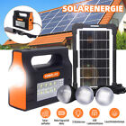 Tragbare Powerstation Solar Generator Mit Solarpanel Ladegert Camping LED Lampe